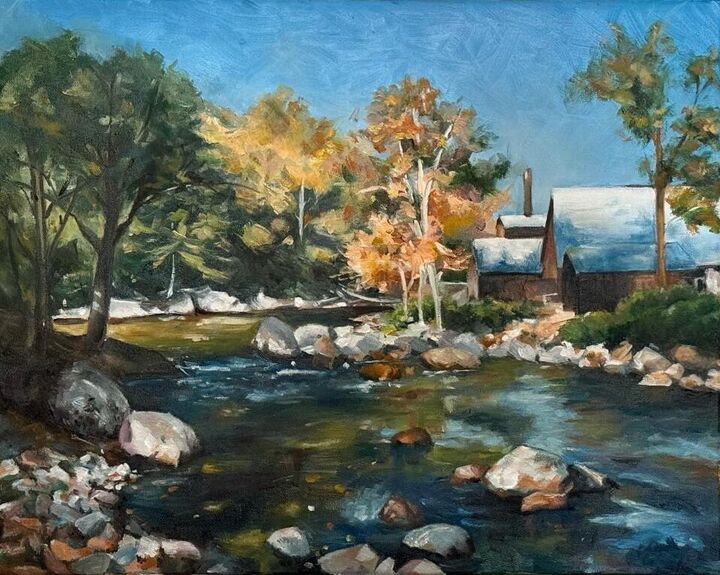 After Mark Boedges, Oil